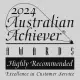 2024 Australian Achiever - Excellence in Customer Service award
